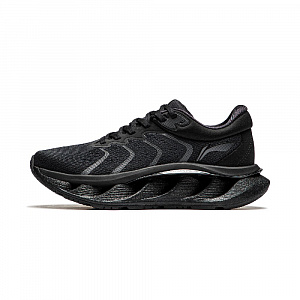 LiNing Abrasion Resistant Low Top Running Shoes Women's Black