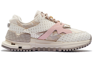 LiNing Shock Absorbers With Slip Resistant And Abrasion Resistant Properties Low Top Casual Shoes Women's Pink 1 2927561