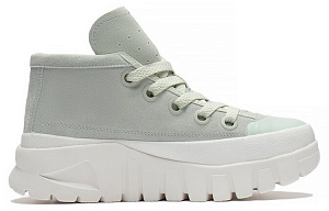 LiNing Leather Boot Mid-Top Casual Shoes Women's Pale Greenish-White Jade Color 1 2927615
