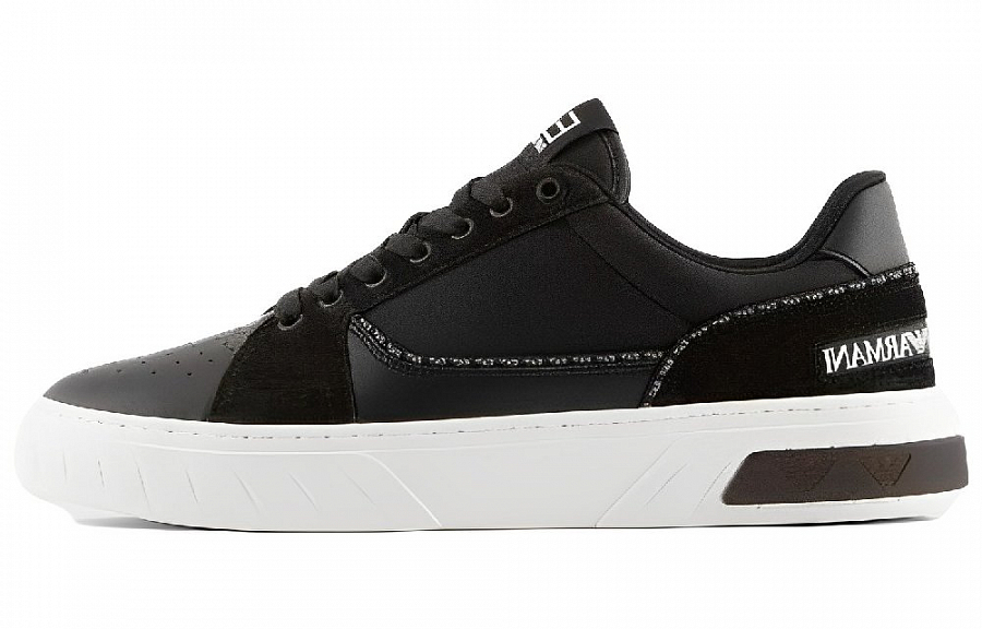 Ea7 EMPORIO ARMANI Lace-up Leather Sneakers купить в интернет-магазине Yoocart с быстрой доставкой по России.