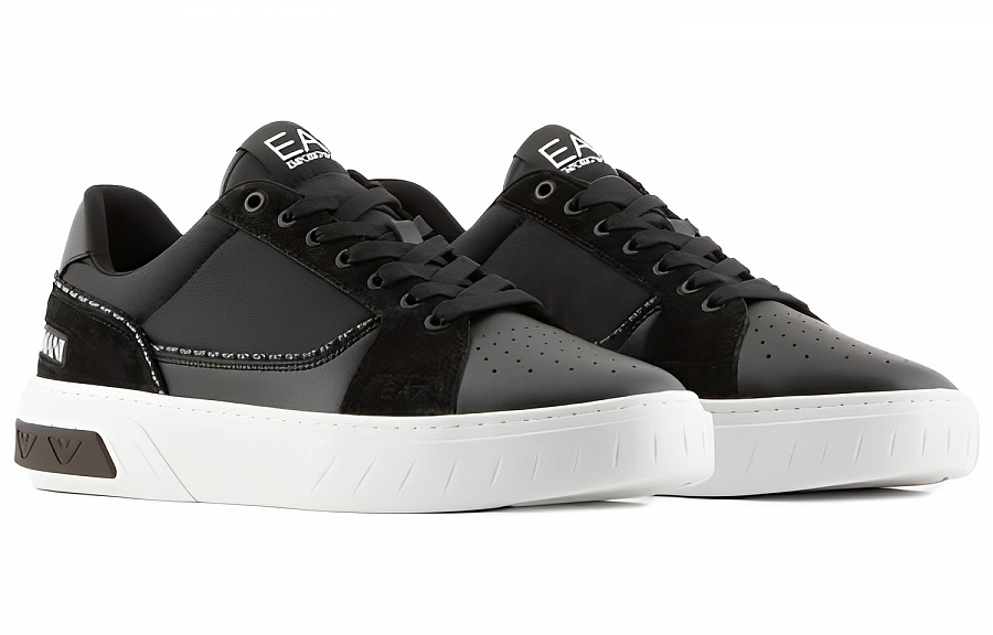 Ea7 EMPORIO ARMANI Lace-up Leather Sneakers купить в интернет-магазине Yoocart с быстрой доставкой по России.