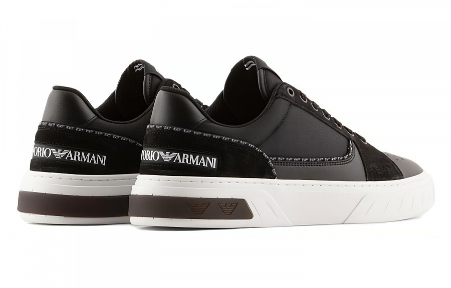 Ea7 EMPORIO ARMANI Lace-up Leather Sneakers купить в интернет-магазине Yoocart с быстрой доставкой по России.