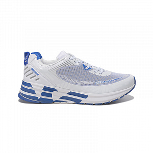 EMPORIO ARMANI EA7 Low Top Sports Casual Shoes Unisex White Blue 1 2927892