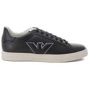 EMPORIO ARMANI Low Top Skateboard Shoes 2.5cm Men's Blue 1 2927944