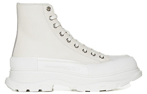 Alexander McQueen Tread Slick Boots 'Cream White Beige' 1 2927959
