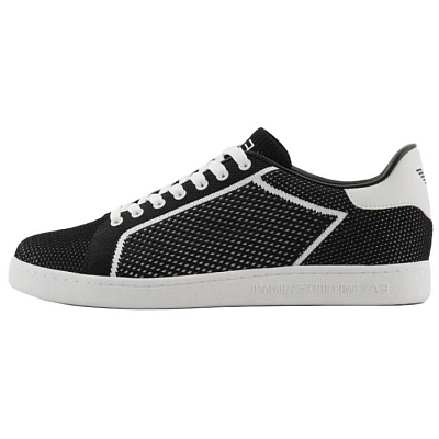 EMPORIO ARMANI EA7 Low-Top Skateboard Shoes Men's Black