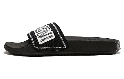 EMPORIO ARMANI Slide Slippers Men's Black White