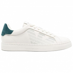 EMPORIO ARMANI Logo-embossed Leather Sneakers 1 2928941