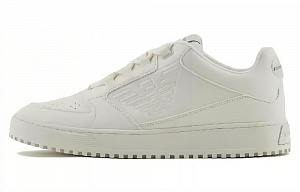 EMPORIO ARMANI Low-Top Skateboard Shoes Men's White