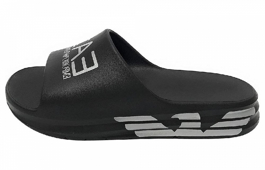 EMPORIO ARMANI Logo Printed Slippers купить в интернет-магазине Yoocart с быстрой доставкой по России.