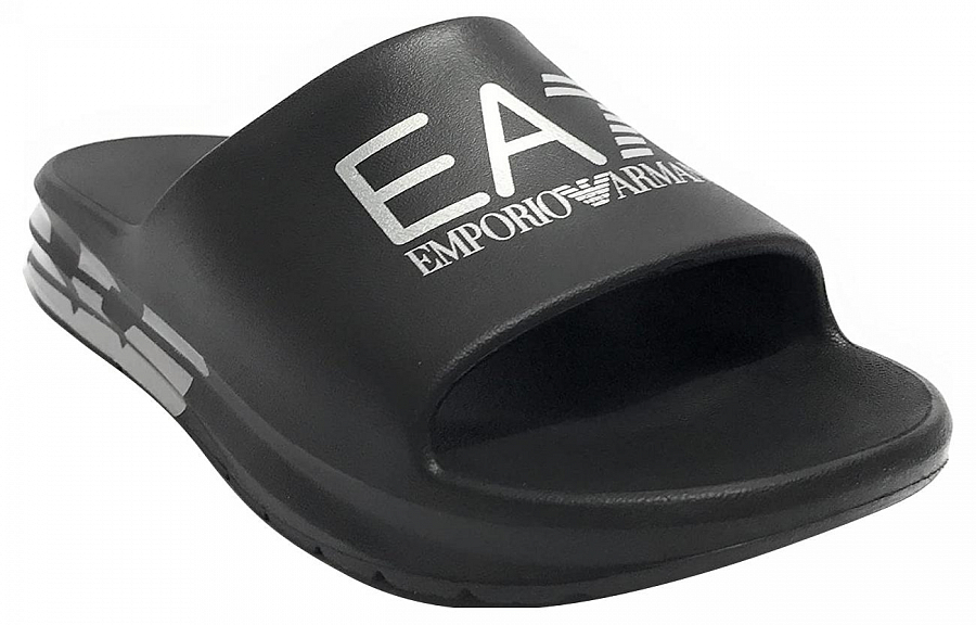 EMPORIO ARMANI Logo Printed Slippers купить в интернет-магазине Yoocart с быстрой доставкой по России.