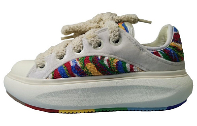 LiNing Yun You C4D Cushioning Wear-Resistant Low-Top Casual Shoes Women's Beige Red Yellow