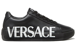 VERSACE Medusa Greca Low Black Black White 1 2929073