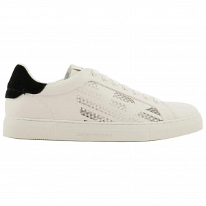 EMPORIO ARMANI Logo-engraved Leather Trainers 1 2929110