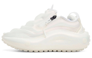 LiNing Pangu Flow 24SS Fashion Apparel Zhou Xiu Style Anti-Slip Wear-Resistant Low-Top Casual Shoes Unisex Laser White