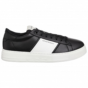 EMPORIO ARMANI Logo-print Leather Sneakers 1 2929218