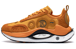 LiNing Jueying CRC Anti Slip Wear Resistant Low Top Casual Shoes Men's Mango Yellow Orange