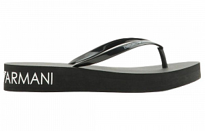 EMPORIO ARMANI Quiet Flip Flops Women's Black 1 2929310