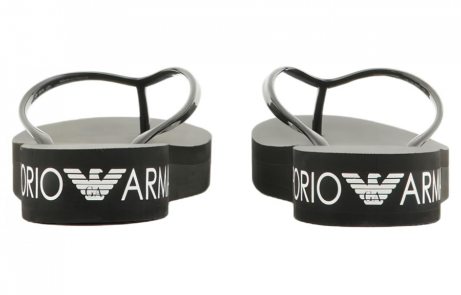 EMPORIO ARMANI Quiet Flip Flops Women's Black купить в интернет-магазине Yoocart с быстрой доставкой по России.