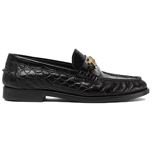 VERSACE Medusa '95 Crocodile-embossed Loafers 1 2929321