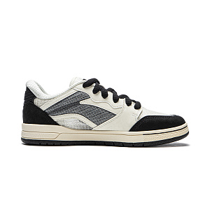 LiNing Wave Pros Cushioning, Wear Resistant Low top Skateboard Shoes Women's Black Beige White 1 2929356