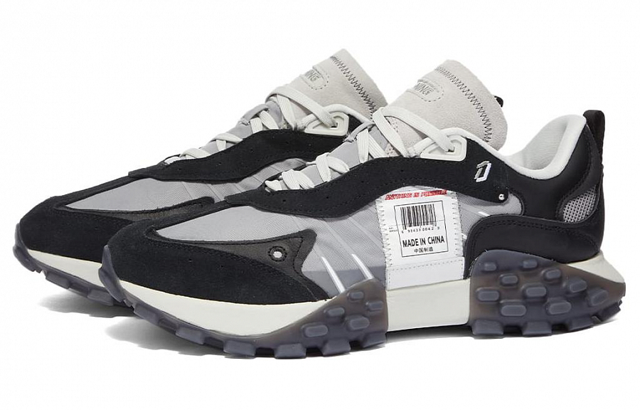 LiNing Low-Top Casual Shoes Men's Gray Black купить в интернет-магазине Yoocart с быстрой доставкой по России.