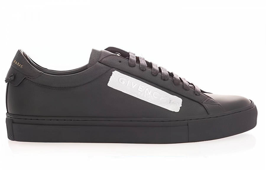 Givenchy Leather Laxtex Band Black Silver