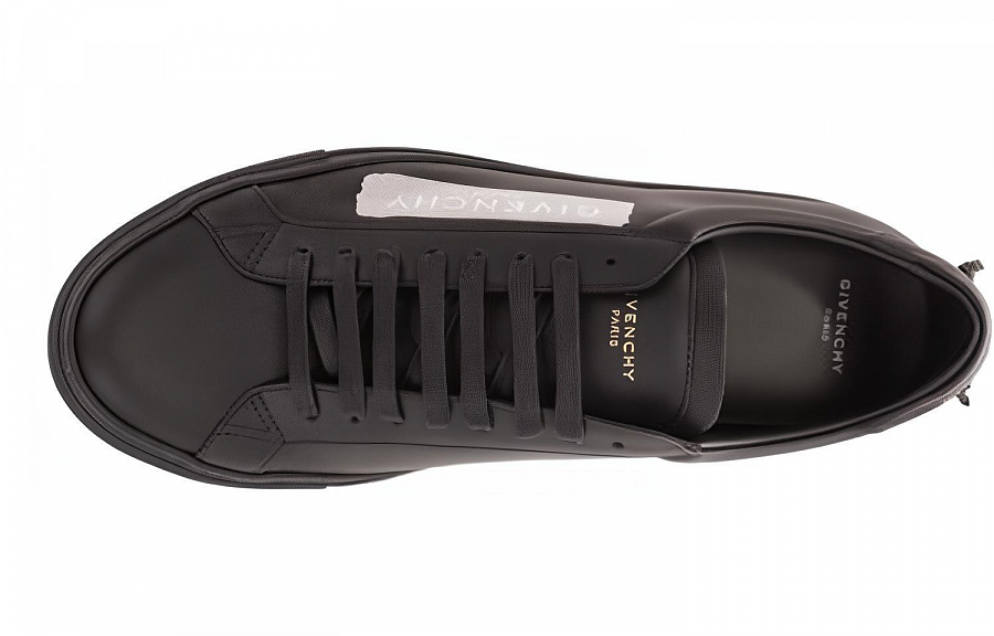 Givenchy Leather Laxtex Band Black Silver