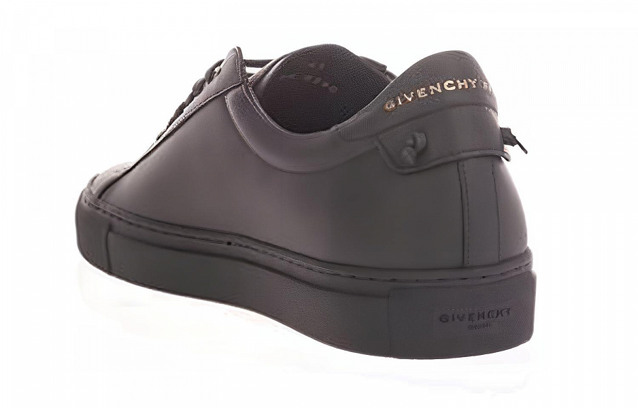 Givenchy Leather Laxtex Band Black Silver