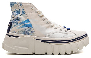 LiNing High-Top Casual Shoes Women's White Blue 1 2930137
