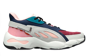 LiNing Butterfly Durable Breathable Low Top Chunky Sneakers Women's Red White 1 2930146