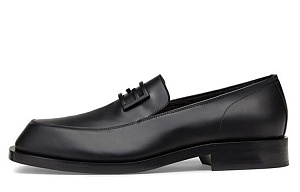 FENDI FF Baguette-Motif Loafer 'Black'