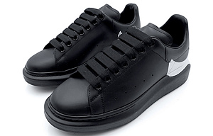 Alexander McQueen Skateboard Shoes Men's Black White 1 2931055