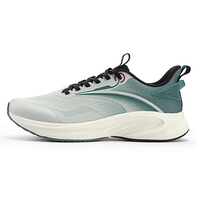 361° Speed Cushioning Lightweight Low-Top Casual Running Shoes Men's Gray Green