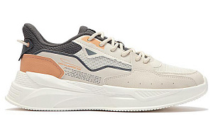 361° Anti Slip Wear Resistant Low Top Running Shoes Women's Beige Gray 1 2941988