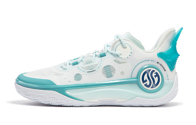 361° AG4 SE Earth Day Cushioning Anti-Slip Wear-Resistant Breathability Low-Top Basketball Shoes Men's White Green