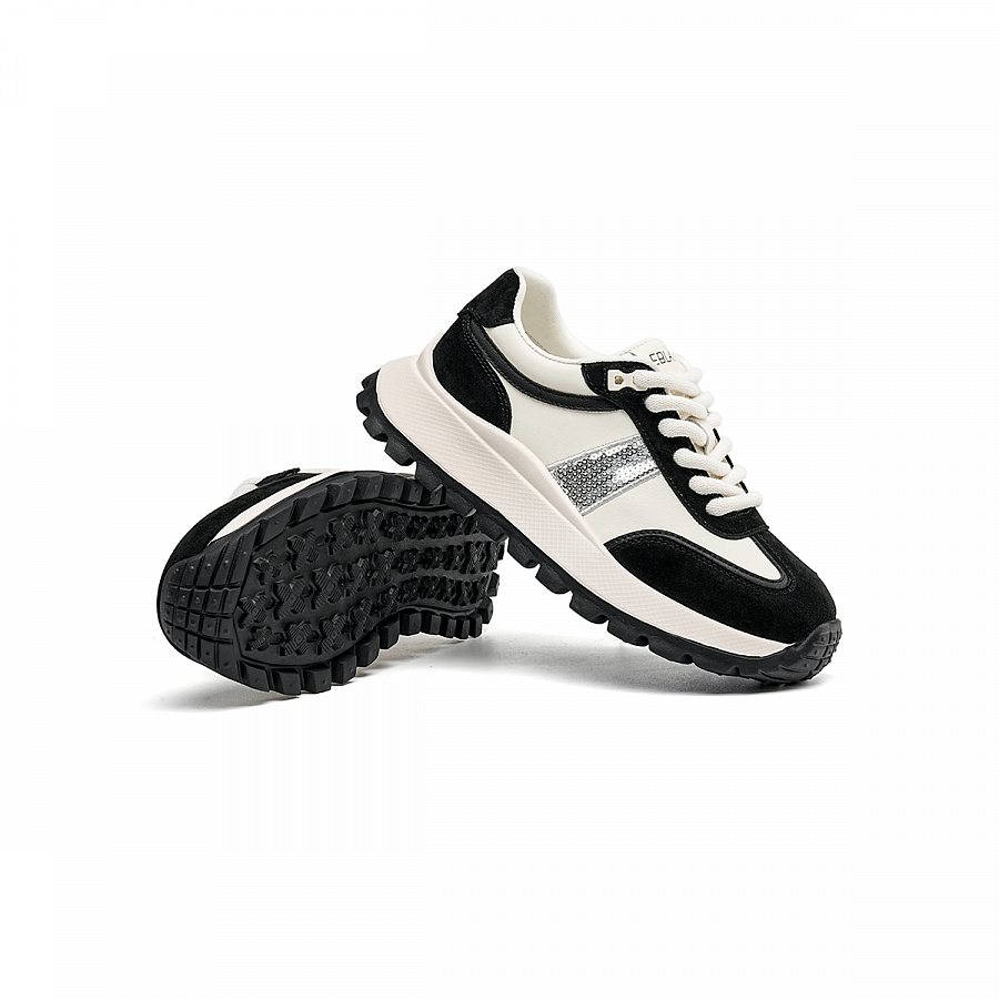 EBLAN Low Top Casual Shoes Women's Beige Black купить в интернет-магазине Yoocart с быстрой доставкой по России.