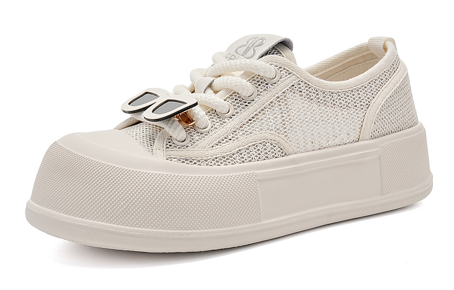 EBLAN Low Top Skateboard Shoes Women's Silver купить в интернет-магазине Yoocart с быстрой доставкой по России.