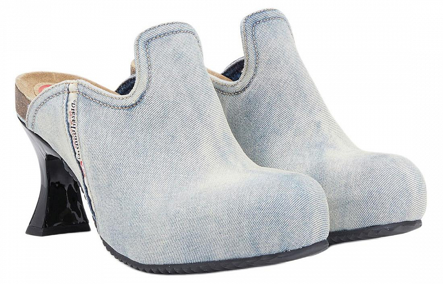 DIESEL D-Woodstock W 80mm Denim Mules купить в интернет-магазине Yoocart с быстрой доставкой по России.