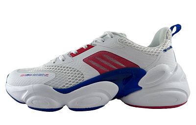 361° Casual Shoes Men Low Top 361 Degrees White/Magma Red