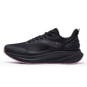 361° Slip Resistant Abrasion Resistant Low top Running Shoes Women's Black Pink