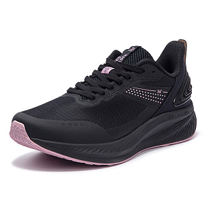 361° Slip Resistant Abrasion Resistant Low top Running Shoes Women's Black Pink 1 2962205