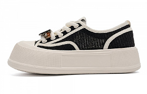 EBLAN Low Top Skateboard Shoes Women's Black