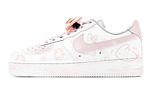 Nike Air Force 1 Low Air Force 1 Anti-Slip Wear-Resistant Low-Top Skateboard Shoes Women's Pink White 1 2962747