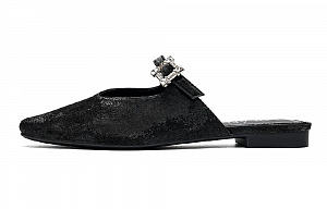 EBLAN Closed Toe Slippers Women's Black