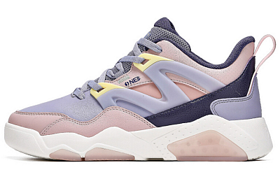 361° BOUND Technology Anti-Slip Wear-Resistant Low-Top Sports Casual Shoes Women's Pink Purple