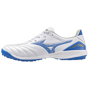 Mizuno Morelia Neo Anti-Slip Wear-Resistant Soccer Shoes Men's White Blue