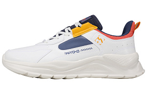 361° Wear-Resistant Slip-Resistant Low-Top Running Shoes Men's White Blue