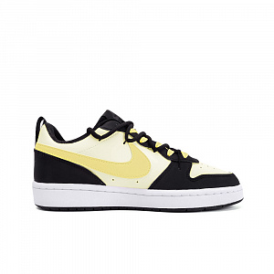 Nike Court Borough Gemini, Amber Non slip Lightweight Low Top Skateboard Shoes GS Black White Yellow 1 2968415