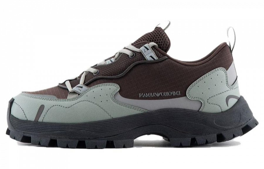 EMPORIO ARMANI Low Top Casual Shoes Men's Green купить в интернет-магазине Yoocart с быстрой доставкой по России.